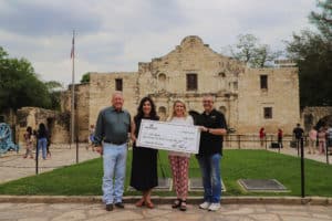 Alamo Foundation Check Photo