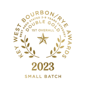 2023 Key West Bourbon Rye Awards Double Gold Small Batch