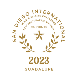 2023 San Diego International Wine & Spirits Challenge Best Multi-Barrel Whiskey Guadalupe