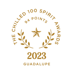 2023 The Chilled 100 Spirits Awards 94 Points Guadalupe
