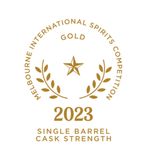 2023 Melbourne International Spirits Competition Gold Single Barrel Cask Strength