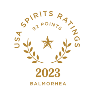 2023 USA Spirits Ratings 92 Points Balmorhea