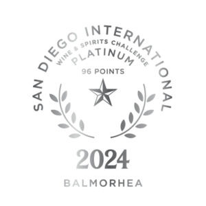 2024 San Diego International Wine & Spirits Challenge Platinum 96 points Balmorhea