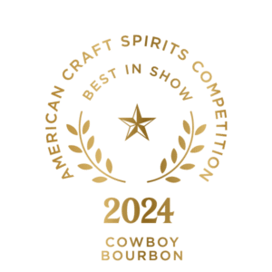 2024 American Craft Spirits Competition Best in Show Cowboy Bourbon