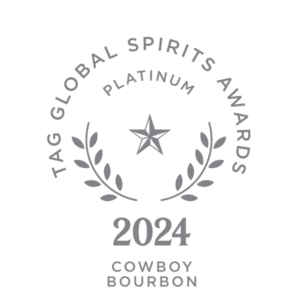 2024 TAG Global Spirits Awards Platinum Cowboy Bourbon
