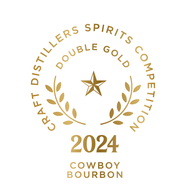 2024 Craft Distillers Spirits Competition Double Gold Cowboy Bourbon
