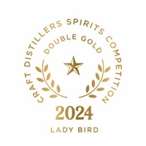 Lady Bird: Double Gold, 2024 Craft Distillers Spirits Competition medal