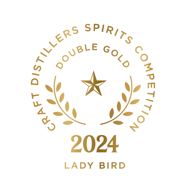 2024 Craft Distillers Spirits Competition Double Gold Lady Bird