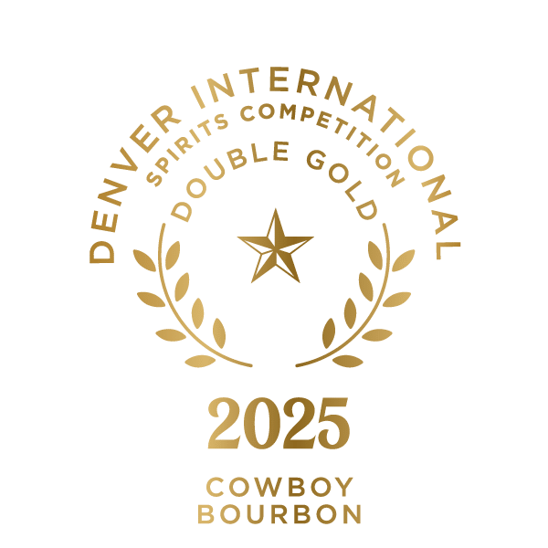 2025 Denver International Spirits Competition Double Gold Cowboy Bourbon