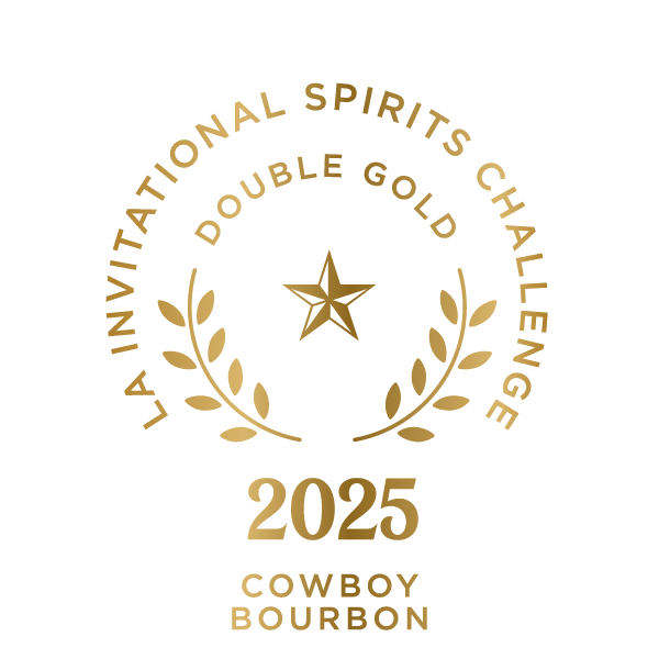 2025 Los Angeles Invitational Spirits Challenge Double Gold Cowboy Bourbon