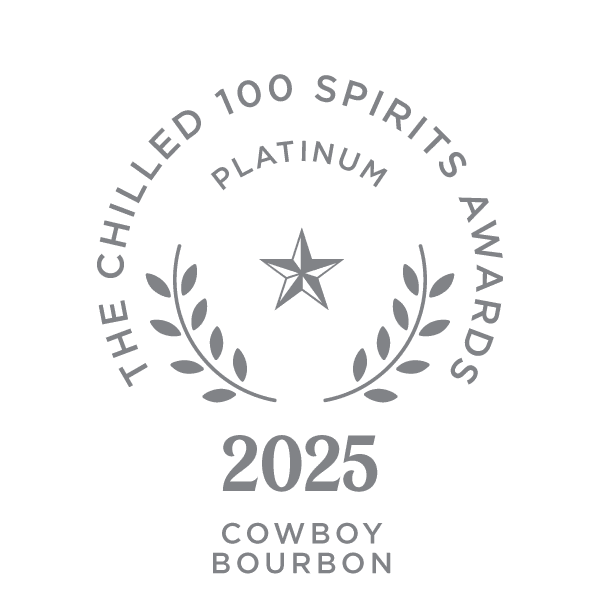 2025 The Chilled 100 Sprits Awards Platinum Cowboy Bourbon
