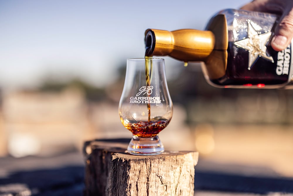 Pouring 2025 Garrison Brothers Cowboy Bourbon