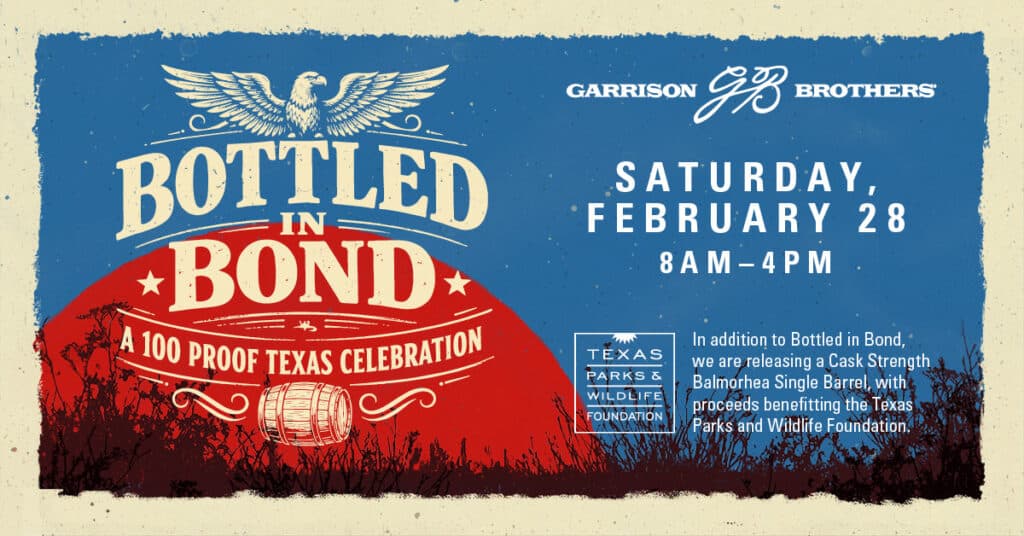 Garrison Brothers Distillery Bottled in Bond Distillery Release