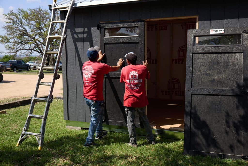 Garrison Brothers Tuff Shed Install -5
