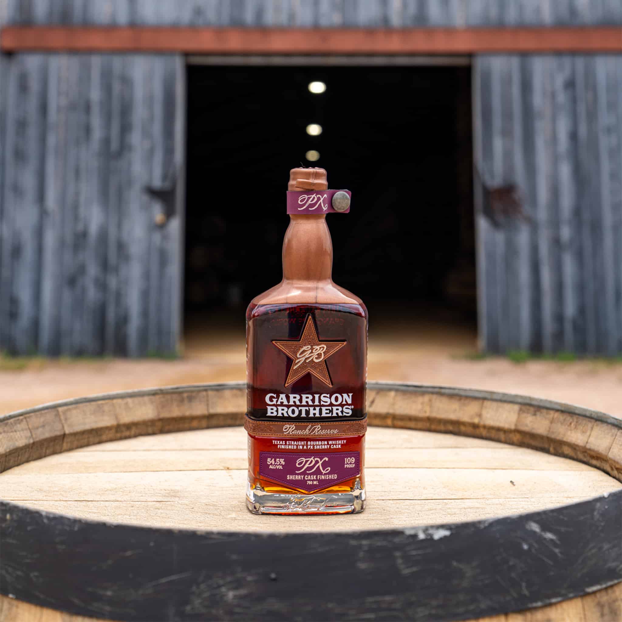 Garrison Brothers Texas Straight Bourbon Whiskey Finished in PX Sherry Casks