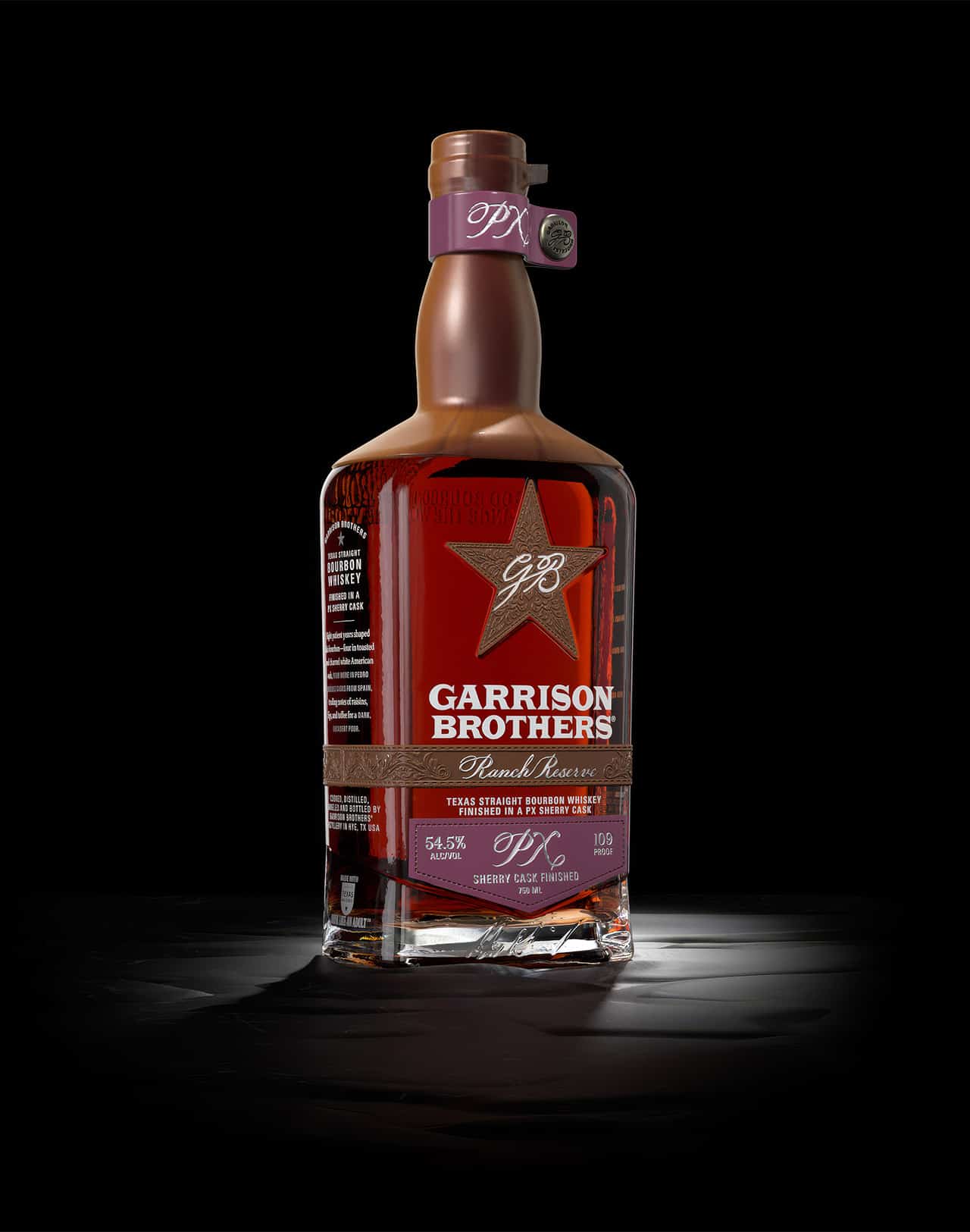 Garrison Brothers Texas Straight Bourbon Whiskey Finished in PX Sherry Casks